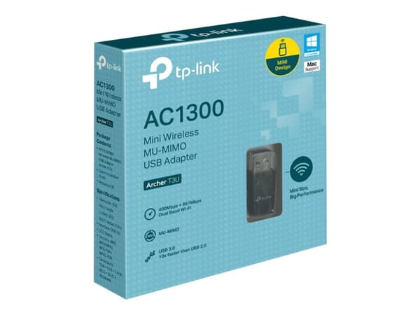 TP-Link Archer T3U - Verkkosovitin - USB 3.0 - Wi-Fi-yhteys 5