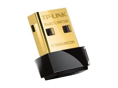 TP-Link TL-WN725N - Nätverksadapter - USB 2.0 - 802.11b/g/n