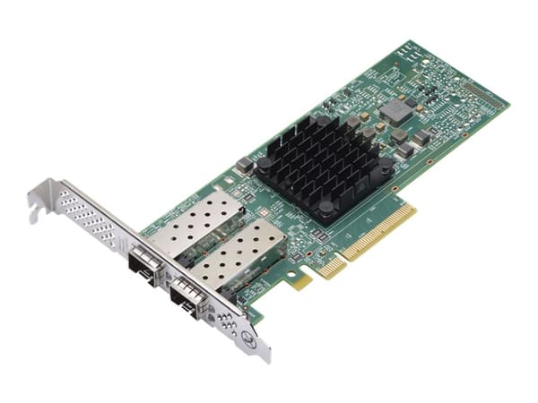 Lenovo Broadcom 57414 10/25GbE SFP28 2-port PCIe, Sisäinen, Langallinen, PCI Express, Ethernet, Vihreä, Metallinen Vihreä, Metallinen