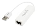 Miniatyrbild 2 av 5: LogiLink Fast Ethernet USB 2.0 to RJ45 Adapter - Nätverksadapter - USB 2.0 - 10/100 Ethernet
