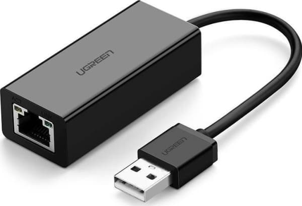 Ugreen 20254, Kabel, USB, Ethernet, 100 Mbit/s, Svart