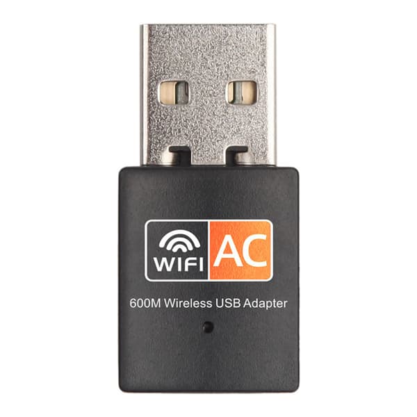 600Mbps USB wifi-adapter AC600 2,4 GHz 5 GHz WiFi PC Mini-dator Nätverkskortmottagare Dual Band 802.11b/n/g/ac