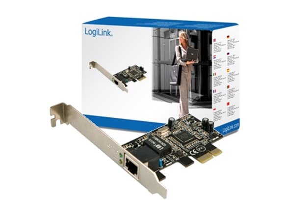LogiLink Gigabit PCI Express Network Card, Kabel, PCI Express, 1000 Mbit/s