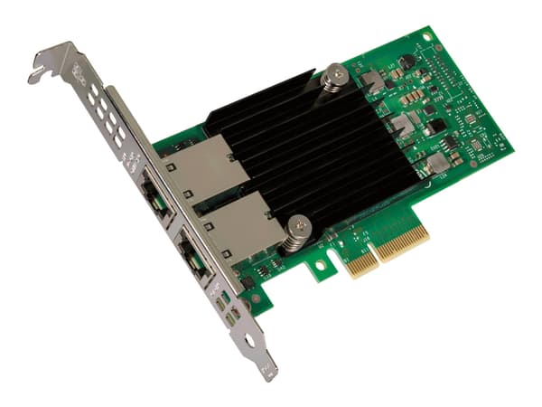 Intel Ethernet Converged Network Adapter X550-T2 - Nätverksadapter - PCIe 3.0 låg profil - 10Gb Ethernet x 2