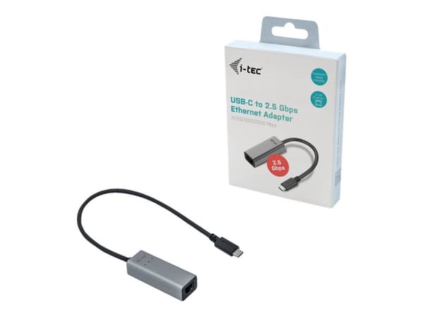i-Tec - Nätverksadapter - USB-C 3.1 - 10M/100M/1G/2.5 Gigabit Ethernet x 1