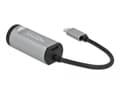 Miniatyrbild 4 av 5: Delock - Nätverksadapter - USB-C 3.2 Gen 1 / Thunderbolt 3 - Gigabit Ethernet x 1 - grå