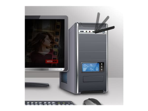 Edimax EW-7822UAD - Verkkosovitin - USB 3.0 - 802.11ac musta
