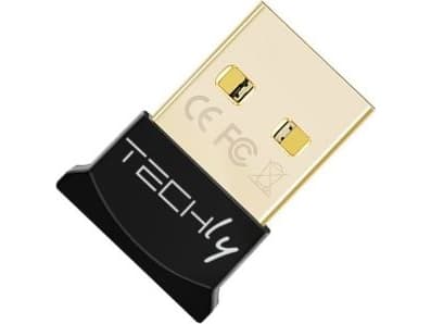 Techly IDATA USB-BLT4TY, Trådlös, USB, Bluetooth, 3 Mbit/s, Svart