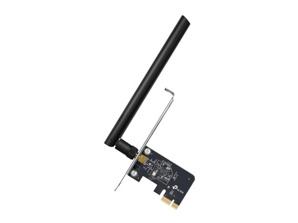 TP-LINK Archer T2E, Intern, Trådløs, PCI Express, WLAN, 433 Mbit/s, Sort, Sølv
