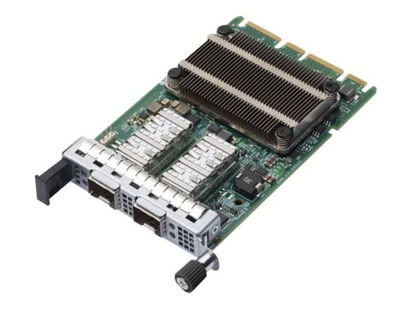Broadcom NetXtreme E-Series N210P - Nätverksadapter - OCP 3.0 - 1Gb Ethernet / 10Gb Ethernet SFP+ x 2 Grön, Rostfritt stål
