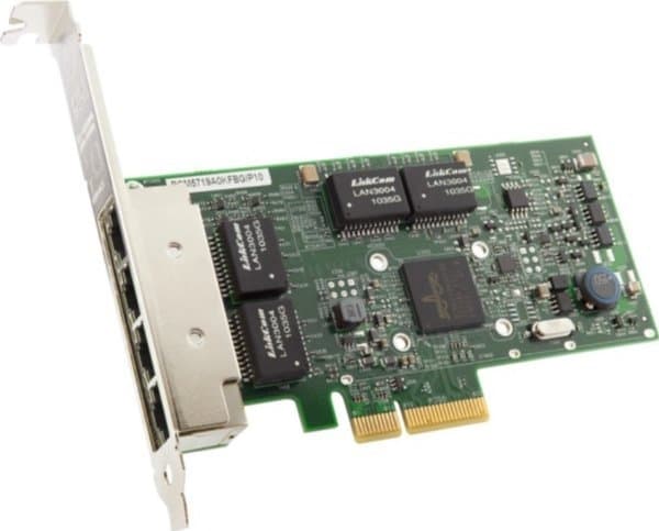 Broadcom BCM5719-4P - Nätverksadapter - PCIe 2.0 x4 låg profil - Gigabit Ethernet x 4