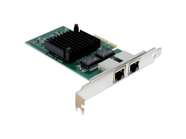 Argus ST-727 - Nätverksadapter - PCIe 2.0 x4 låg profil - Gigabit Ethernet x 2