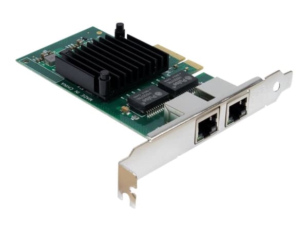 Argus ST-727 - Nätverksadapter - PCIe 2.0 x4 låg profil - Gigabit Ethernet x 2