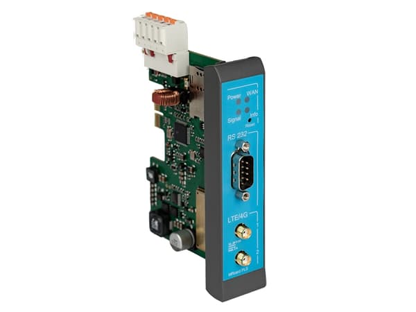 INSYS icom MRcard PLS - Trådløs mobilmodem - 4G LTE - digitalporter: 2 - RS-232, Modbus