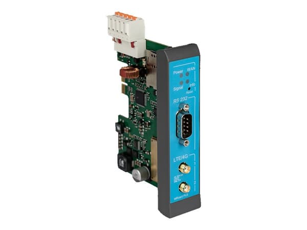 INSYS icom MRcard PLS - Trådløs mobilmodem - 4G LTE - digitalporter: 2 - RS-232, Modbus