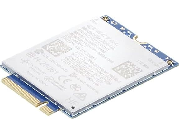 Quectel EM120R-GL - Trådløs mobilmodem - 4G LTE Advanced - M.2 Card - 600 Mbps - for ThinkPad X1 Carbon Gen 9 20XW (oppgraderbar til WWAN), 20XX (opp