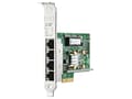 Miniatyrbild 4 av 5: HPE 331T - Nätverksadapter - PCIe 2.0 x4 låg profil - Gigabit Ethernet x 4 - begagnat - för ProLiant DL360 Gen10, DL388p Gen8
