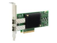 HPE SN1610E - Vertbussadapter - PCIe 4.0 - 32Gb Fibre Channel SFP+ x 2 - for ProLiant DL325 Gen10, DL345 Gen10, DL360 Gen10, DL365 Gen10, DX360 Gen10