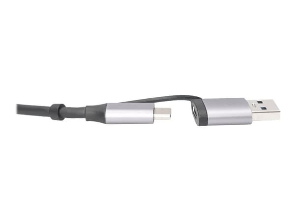 DIGITUS DN-3028 - Nettverksadapter - USB-C / USB-A - 2.5GBase-T - grå