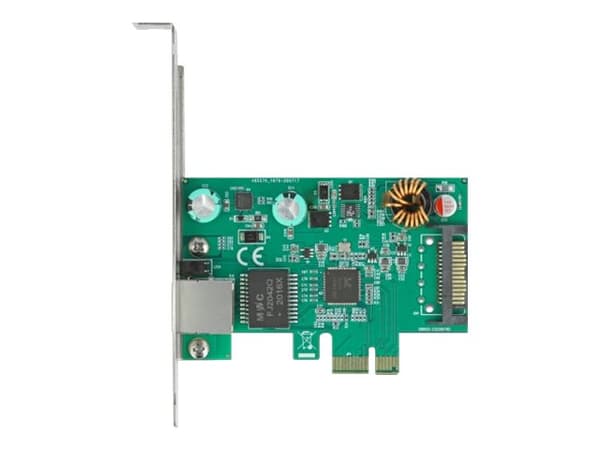 Delock - Nettverksadapter - PCIe 2.1 lav profil - 10M/100M/1G/2,5 Gigabit Ethernet x 1