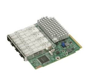 Supermicro AOC-MTG-I4S, Intern, Kabel, Fiber, 100000 Mbit/s, Grön, Silver Grön, Silver
