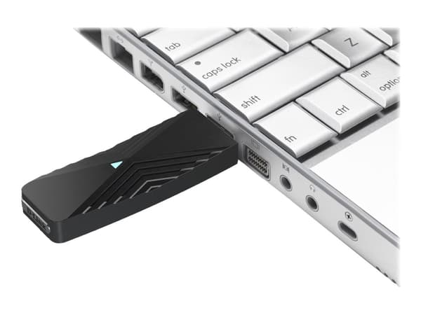 D-Link DWA-X1850 - Nätverksadapter - USB 3.2 Gen 1 - 802.11ax Svart