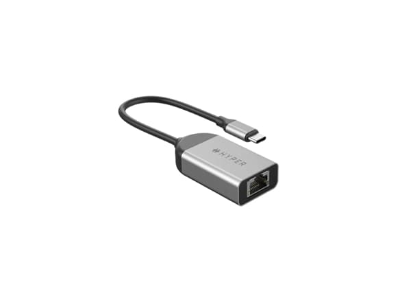 HYPER HD425B, USB 3.2 Gen 1 (3.1 Gen 1) Type-C, 2500 Mbit/s, Rostfritt stål, RJ-45, USB, 60,5 mm