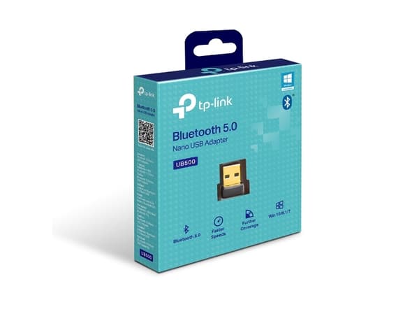 TP-Link UB500, Trådlös, USB Type-A, Bluetooth, Svart