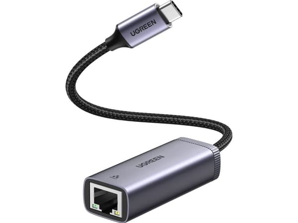 UGREEN CM483 USB-C til RJ45 nettverksadapter (grå)