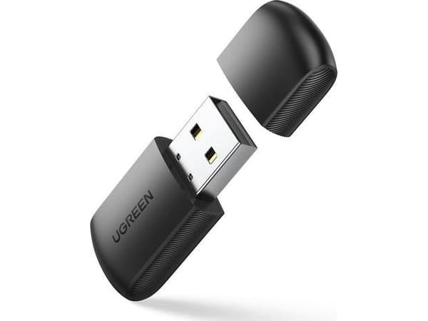 Ugreen 20204, Trådlös, USB, WLAN, Svart