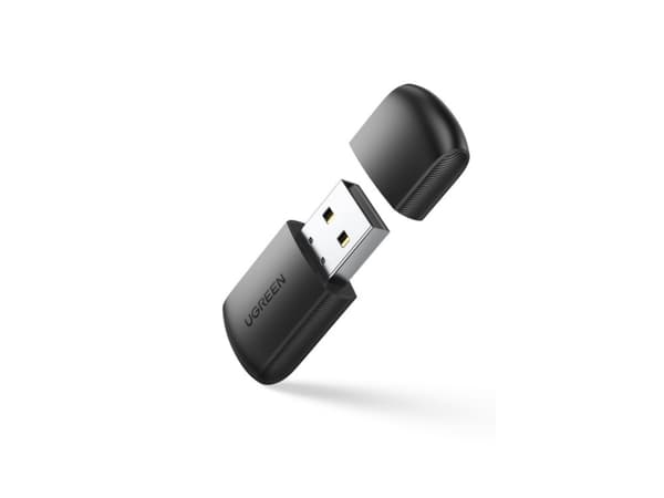 Ugreen 20204, Trådløs, USB, WLAN, Sort Sort
