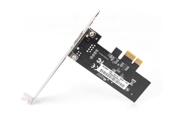 Digitus DN-10135, Sisäinen, Langallinen, PCI Express, Ethernet, 2500 Mbit/s, Musta
