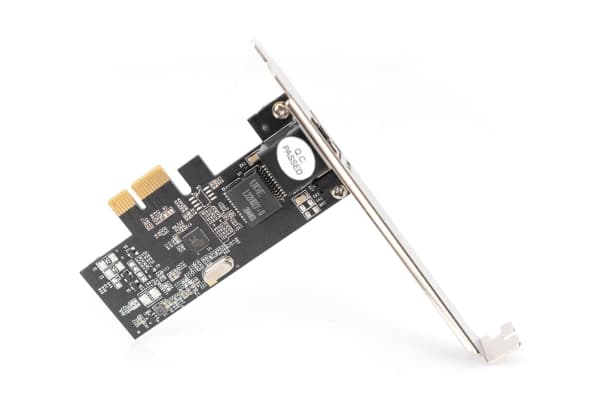 Digitus DN-10135, Sisäinen, Langallinen, PCI Express, Ethernet, 2500 Mbit/s, Musta