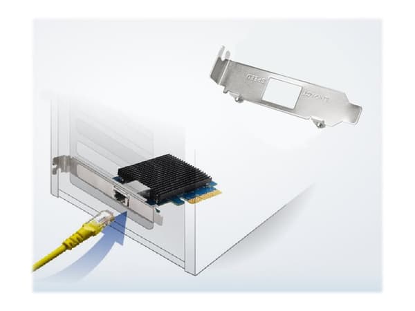Edimax EN-9320TX-E V2 - Nätverksadapter - PCIe 2.0 x16 låg profil - 10Gb Ethernet