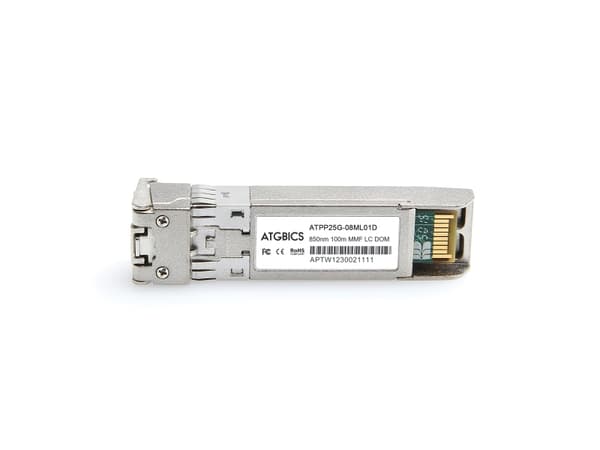 ATGBICS SFP-25G-SR-C, Fiber optisk, 25000 Mbit/s, SFP28, LC, SR, SW, 100 m