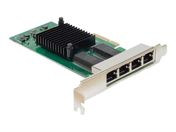 Argus ST-7238 - Nätverksadapter - PCIe 2.0 x4 låg profil - 1000Base-T x 4