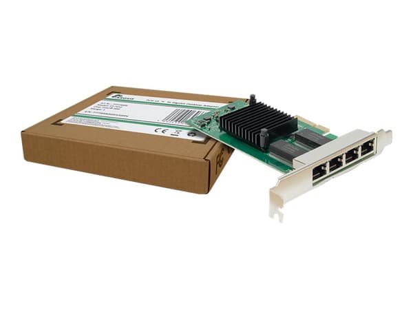 Argus ST-7238 - Nettverksadapter - PCIe 2.0 x4 lav profil - 1000Base-T x 4