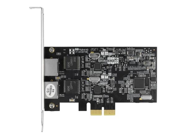 Delock - Nettverksadapter - PCIe 2.1 x2 lav profil - 2.5GBase-T x 2