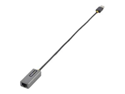 StarTech.com USB to Ethernet Adapter, USB 3.0 to 10/100/1000 Gigabit Ethernet LAN Converter for Laptops, 1ft (30cm) Attached Cable, USB to RJ45 Adapt