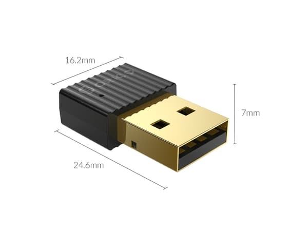ORICO BTA-508, Trådlös, USB, Bluetooth, 5 Mbit/s, Svart
