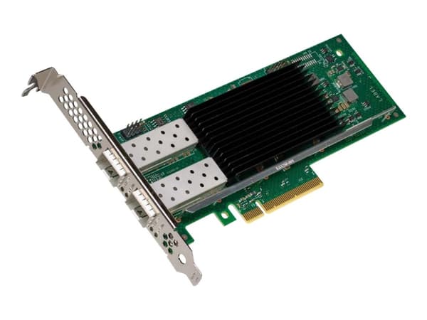 Lenovo ThinkSystem Intel E810-DA2 - Nettverksadapter - PCIe 4.0 x8 - 10/25 Gigabit SFP28 x 2 - for ThinkAgile VX2330 Appliance; VX3330 Appliance; VX3 Sort, Grønn, Rustfritt stål