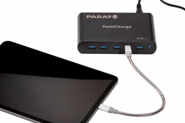 Parat 990589999, 0,3 m, USB C, USB C, Grå