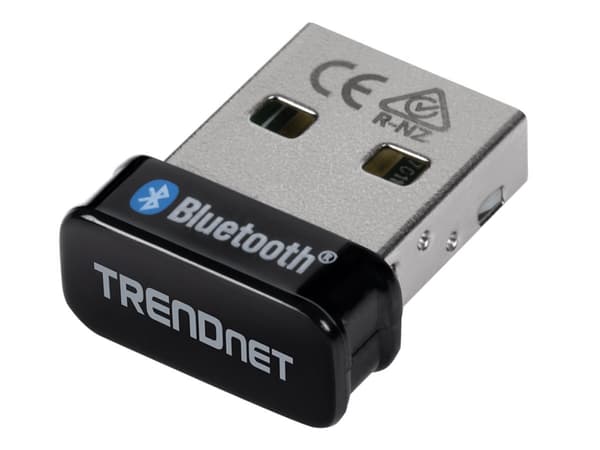 TRENDnet TBW-110UB - Nettverksadapter - USB 2.0 - Bluetooth 5.0 EDR - Klasse 1 - TAA-samsvar Sort