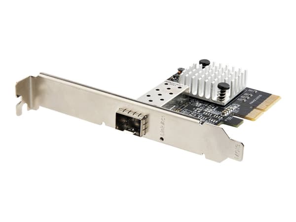 StarTech.com 10G PCIe SFP+ Card, Single SFP+ Port Network Adapter w/ Low Profile, Open SFP+ for MSA-Compliant Modules / Direct-Attach Cables (DAC), 1