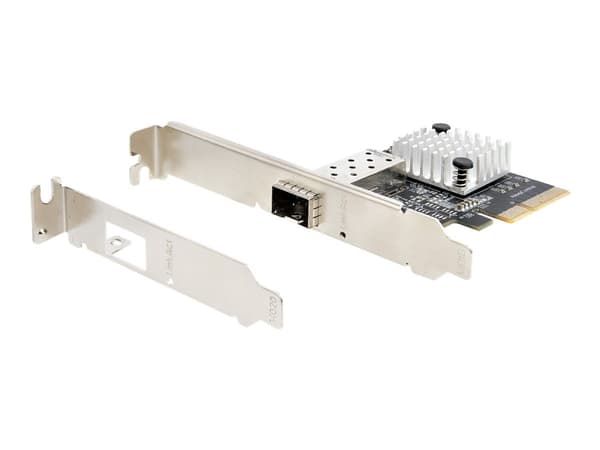 StarTech.com 10G PCIe SFP+ Card, Single SFP+ Port Network Adapter w/ Low Profile, Open SFP+ for MSA-Compliant Modules / Direct-Attach Cables (DAC), 1
