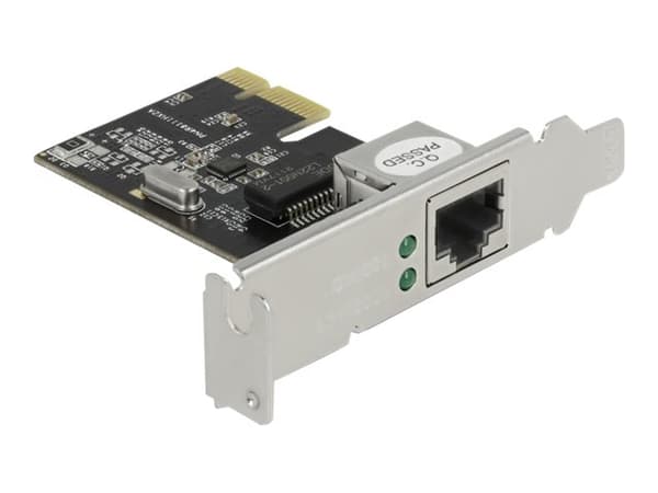 Delock - Nätverksadapter - PCIe 1.1 låg profil - Gigabit Ethernet x 1