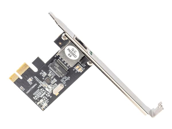 DIGITUS - Nätverksadapter - PCIe låg profil - Gigabit Ethernet x 1