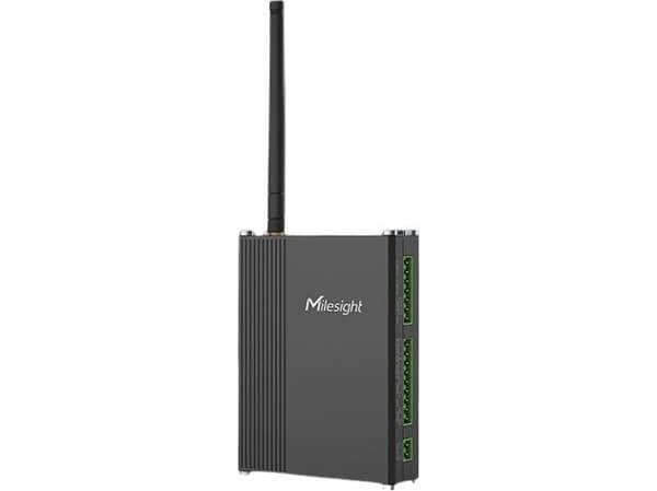 MILESIGHT Milesight UC300 LoraWan-kontroller for tilkobling / lesing av andre grensesnitt / enheter RS232 RS485 4*DI 2*DO 4*AI 2*PT100 MODBUS RTU TCP Sort