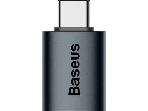 Adapter USB Baseus Ingenuity OTG USB-C - USB Niebieski (ZJJQ000003)