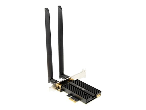 Inter-Tech DMG-36 - Nettverksadapter - PCIe 2.0 - Bluetooth 5.2, Wi-Fi 6E